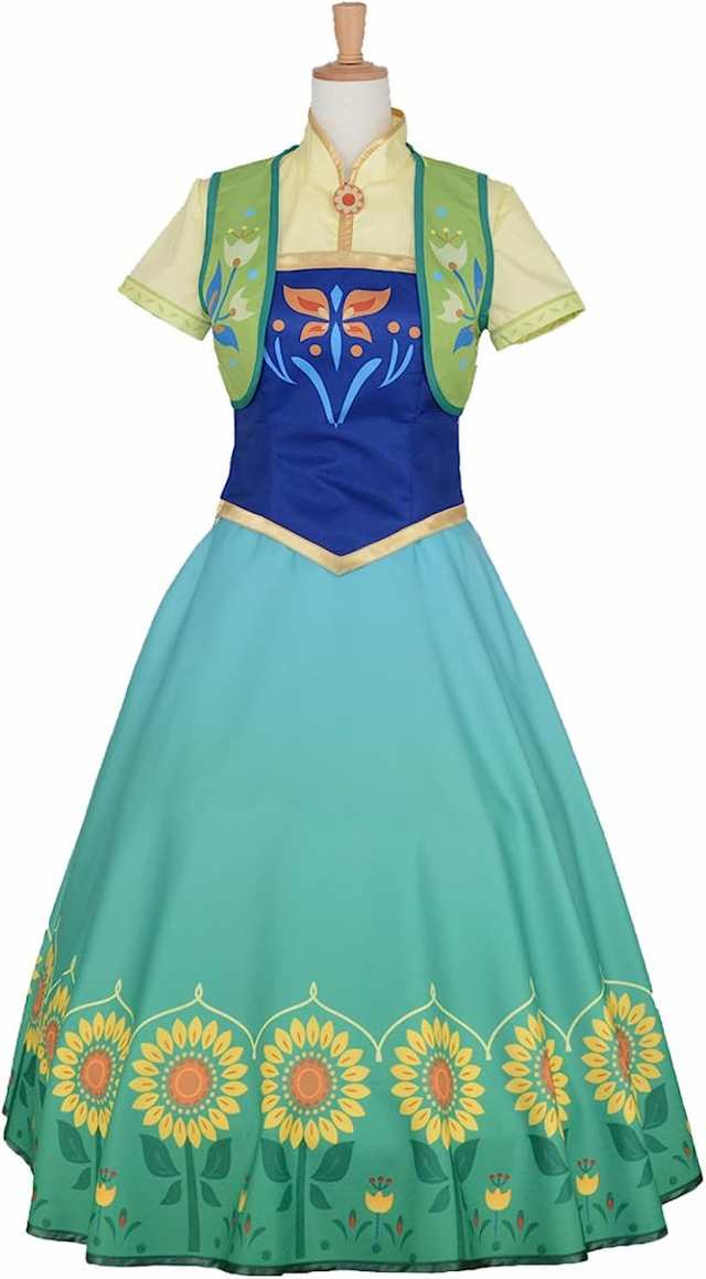 新品 未使用タグ付きLITTC アナ雪ディズニー ケープ しまむら160