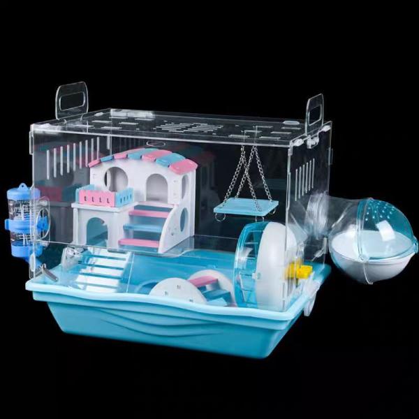 ハムスター ケージ 広い ハウス 小屋 籠 かご 飼育 大きい ハムスターケージ ハムスターハウス 飼育ボックス 飼育かご