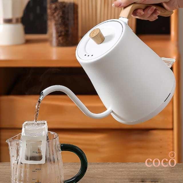 電気ケトル 1L 1リットル 大容量 自動電源オフ 304ステンレス おしゃれ 