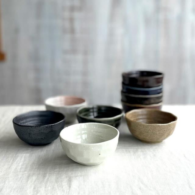 おばんざい亀甲型小鉢 色変わり9点セット(お盆付き) 小鉢 和食器 おしゃれ 食器 美濃焼 セット おしゃれセット シンプル モダン おばんざい 食卓 小鉢セット_9