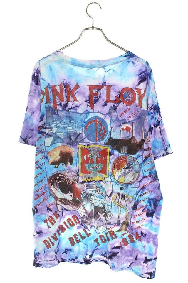 ヴィンテージ   90s  PINK FLOYD ピンクフロイド DIVISION BELL TOURタイダイTシャツ 中古 FK04 ヴィンテージ 90s PINK FLOYD ピンクフロイド DIVISION BELL TOUR