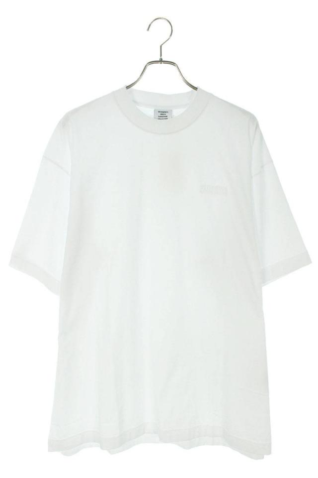ヴェトモン サイズ:M  24SS  UE64TR500WW エンブロイダリートーナルロゴTシャツ 新古品 BS55