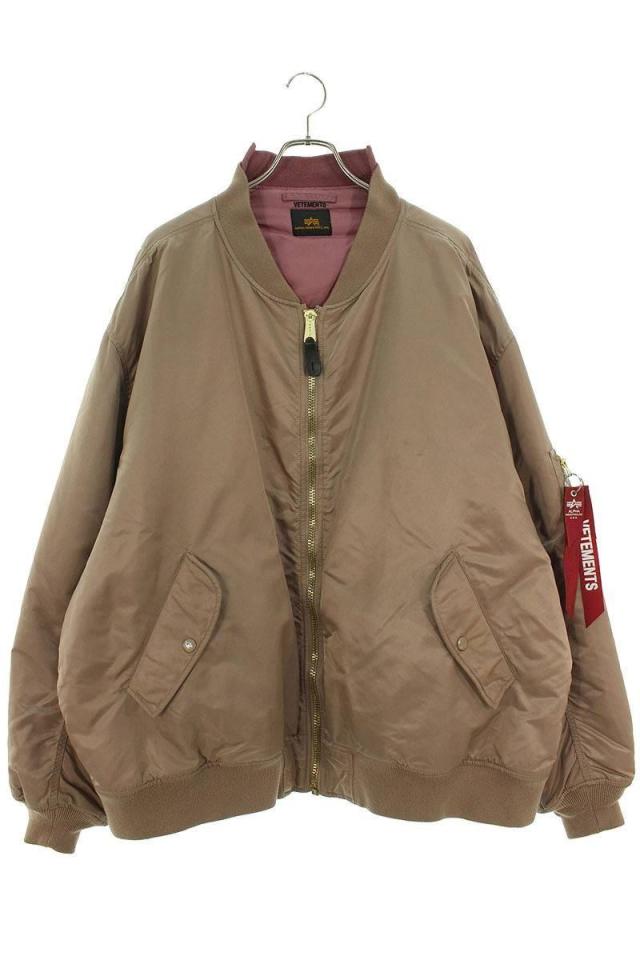 ヴェトモン  アルファ サイズ:S  WAH18JA18 再構築リバーシブルMA-1ボンバージャケットブルゾン 中古 OM10