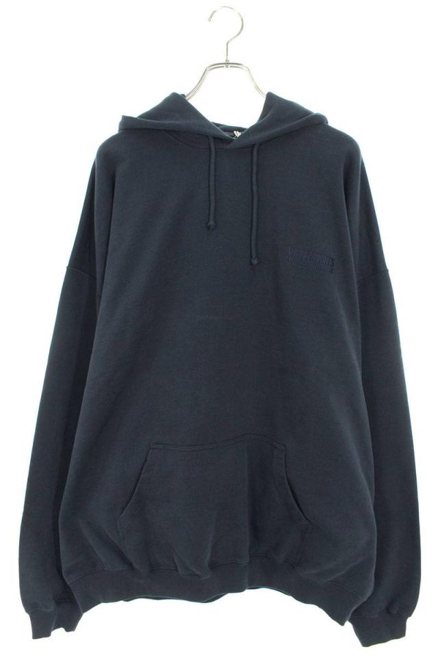 ヴェトモン パーカー 24SS サイズ:XS ロゴエンブロイダリープルオーバーパーカー 新古品 BS55