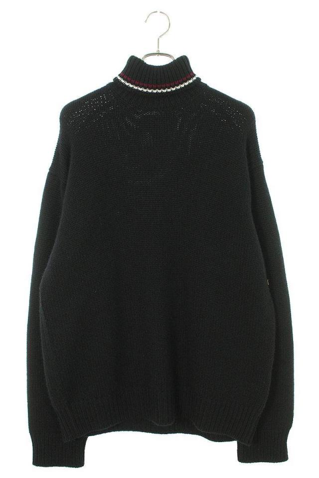 プラダ サイズ:50  UMR588 三角パッチカシミアタートルネックニット 中古 SJ02