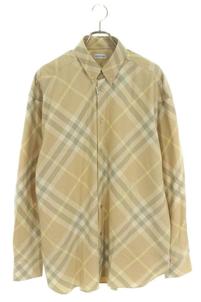 バーバリー サイズ:S  24SS  8082194 チェック総柄長袖シャツ 新古品 SB01