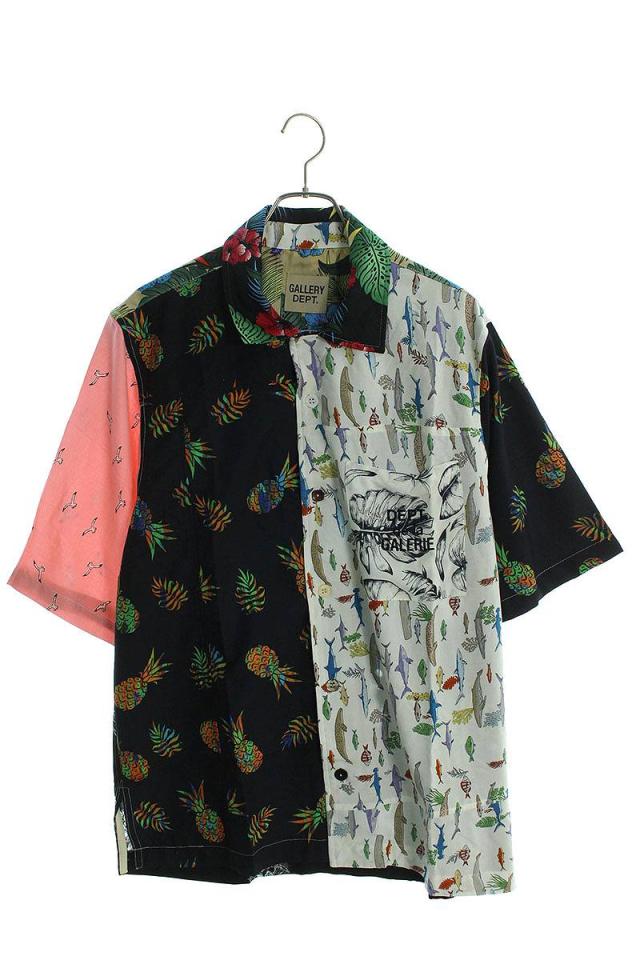 ギャラリーデプト サイズ:M  23AW  VPF1299 パッチワークアロハ半袖シャツ 中古 SB01