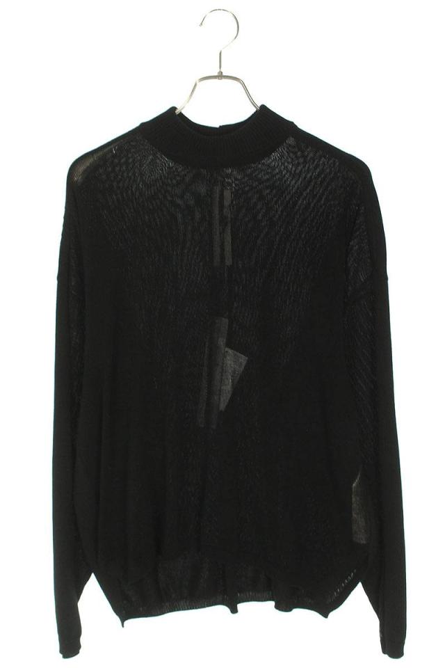 リックオウエンス サイズ:M 24SS RU01D3667 サイドスリットコットンニット 新古品 SB01