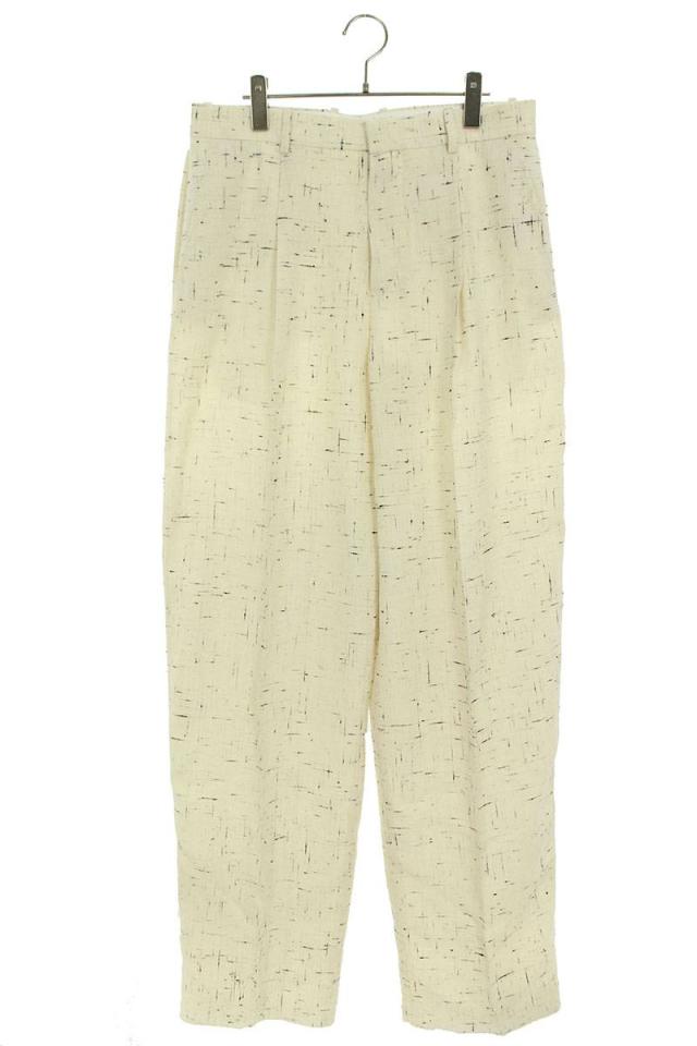 ボッテガヴェネタ サイズ:48  24SS  776460 V9PL0 テクスチャード クリスクロス ビスコースシルクロングパンツ 新古品 SB01