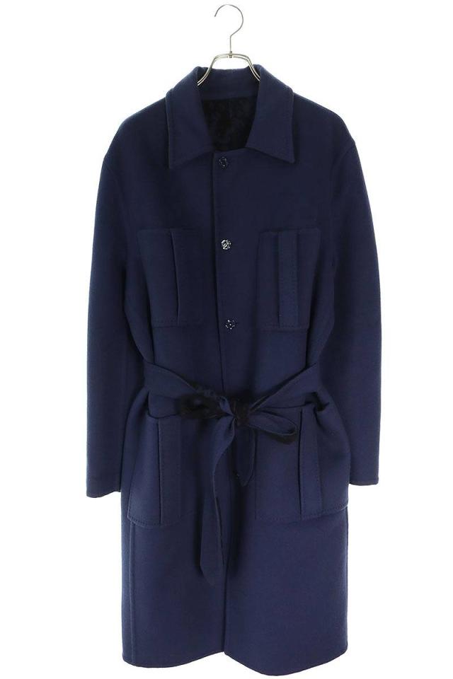 ルイヴィトン サイズ:52  20SS  RM201M TSW HIC05W シルク混ウールリバーシブルロングコート 中古 BS99