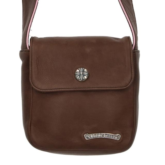 クロムハーツ ショルダーバッグ ホットポット クロスボールボタンレザーショルダーバッグ 中古 SJ02