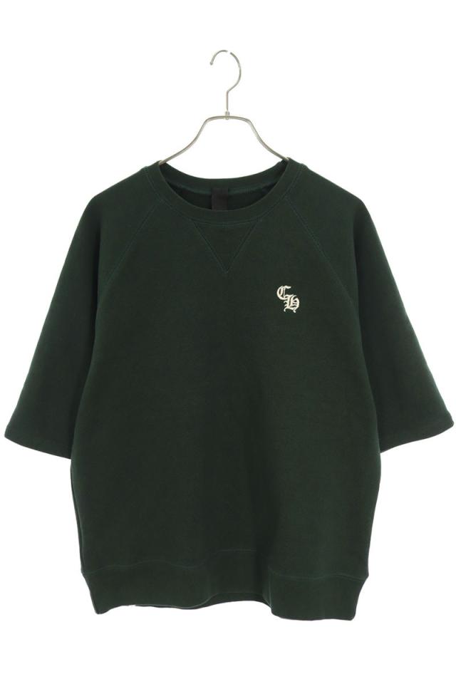 クロムハーツ サイズ:M  SLOW RIDE 胸CH刺繍半袖スウェットTシャツ 中古 SJ02