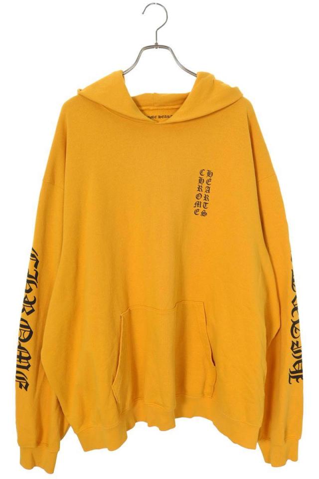 クロムハーツ サイズ:XXL  SWTSHRT PLVR 袖ロゴプルオーバーパーカー 中古 SJ02