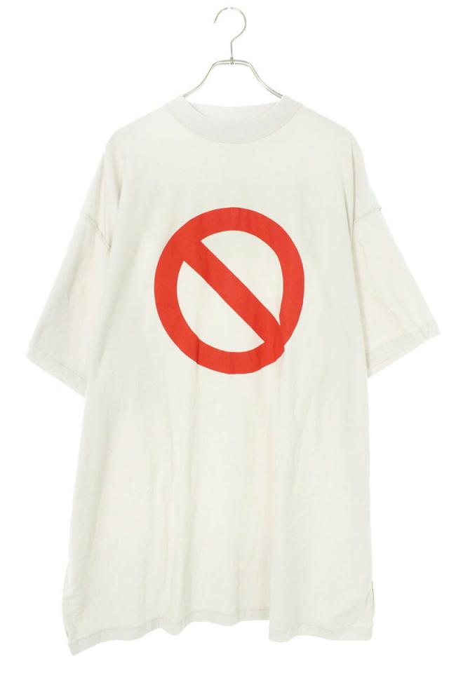 バレンシアガ サイズ:4  787358 TQVG8 BFRND Series Inside-Out T-Shirt インサイドアウトTシャツ 中古 BS55