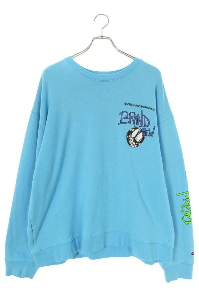 クロムハーツ サイズ:XXL  PPO BRAIN NEW SWTSHRT MATTY BOYブレインニュープリントスウェット 中古 SJ02