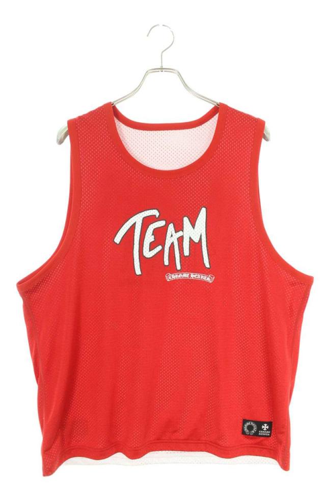 クロムハーツ サイズ:L  PPO FORM TEAM MESH WARM UP JERSEY MATTYBOY リバーシブルプリントメッシュタンクトップ 中古 OS06