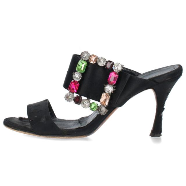 マノロブラニク サイズ:37.5 ストーン装飾シューズ 中古 BS99