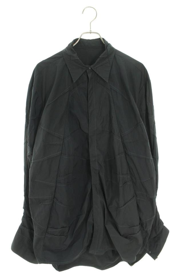 ポストアーカイブファクション サイズ:L  4.0+ SHIRT LEFT 切替長袖シャツ 中古 SB01