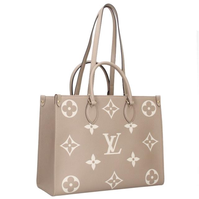 ルイヴィトン サイズ:MM M45494 オンザゴーMM モノグラム・アンプラント 2WAYハンドバッグ 中古 OM10