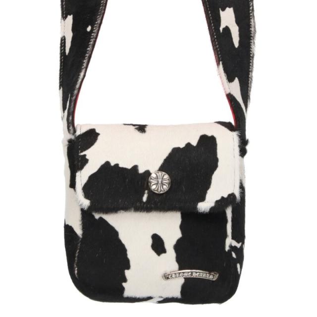 クロムハーツ   HOT POT ホットポット クロスボールボタンハラコレザーショルダーバッグ 中古 SJ02