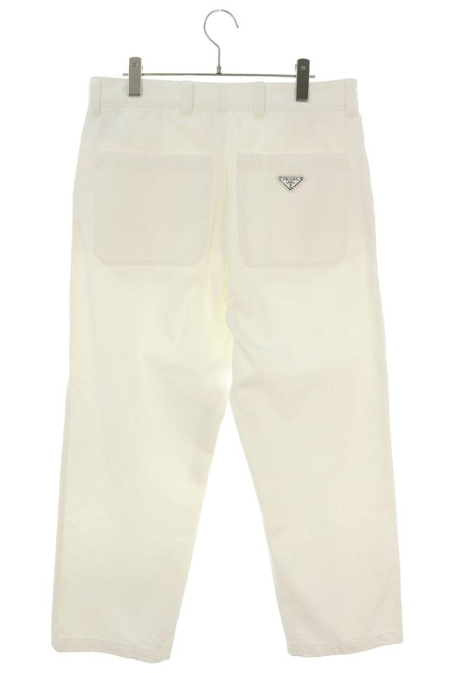 プラダ サイズ:48  24SS  GEP382 ロゴプレートブルデニムパンツ 中古 SB01 プラダ サイズ:48 24SS GEP382 ロゴプレートブルデニムパンツ 中古 SB01