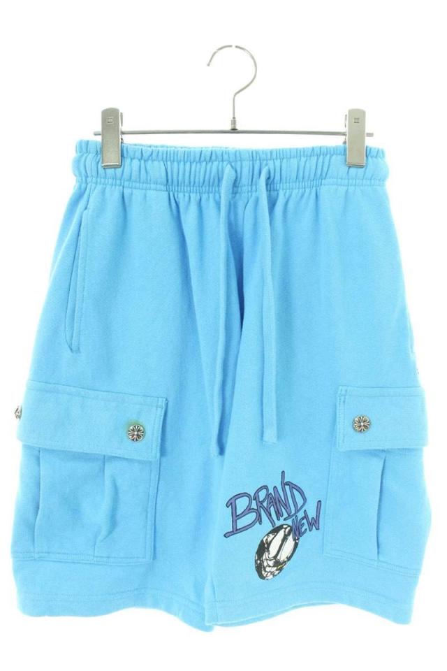 クロムハーツ サイズ:XS  PPO BRAIN NEW HALF PANTS MATTY BOYブレインニュープリントハーフパンツ 中古 SS13