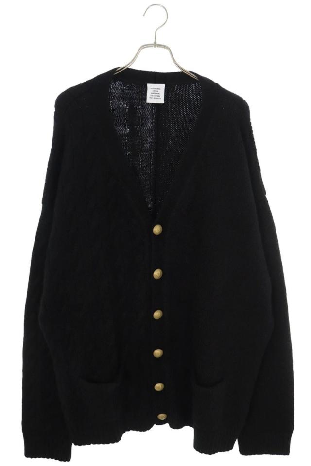 ヴェトモン サイズ:XL 24AW UA65KN276B スピリットVボタンカーディガン 新古品 BS55