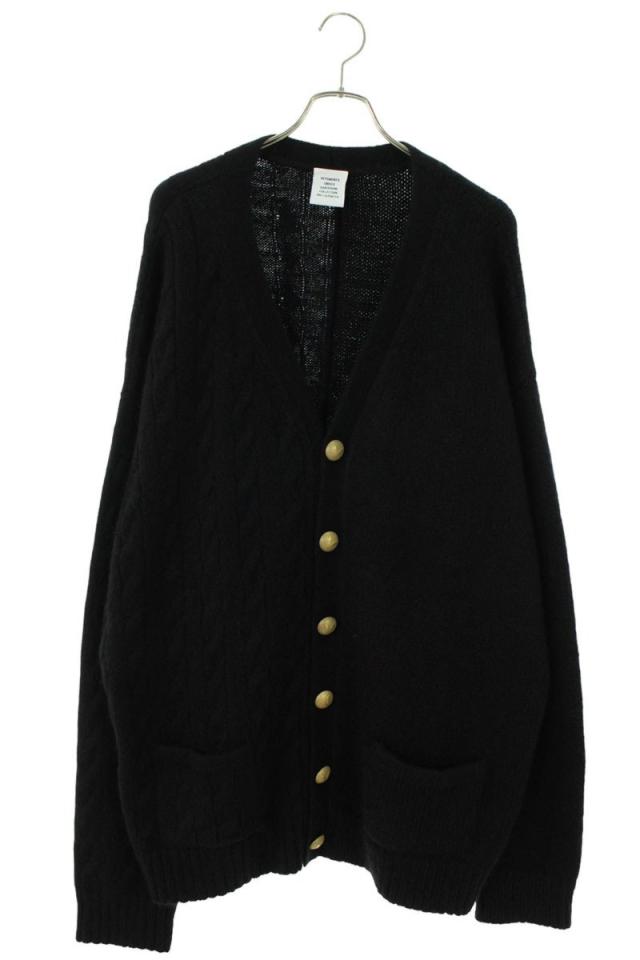ヴェトモン サイズ:L 24AW UA65KN276B スピリットVボタンカーディガン 新古品 BS55