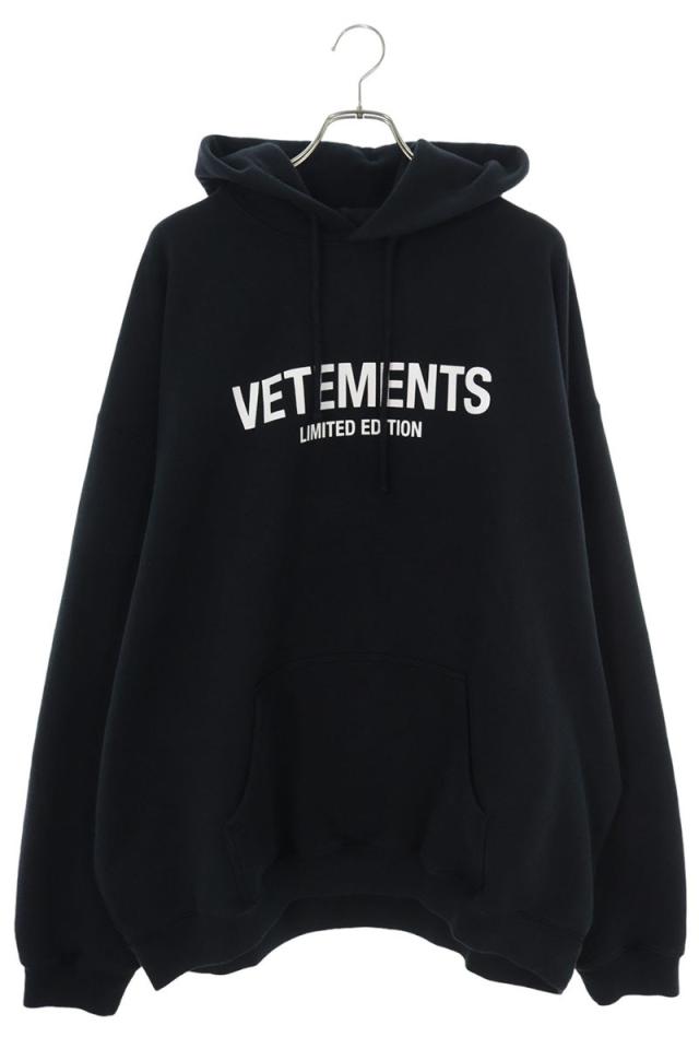 ヴェトモン パーカー 24AW UA65HD250B サイズ:M リミテッドエディションロゴパーカー 新古品 BS55