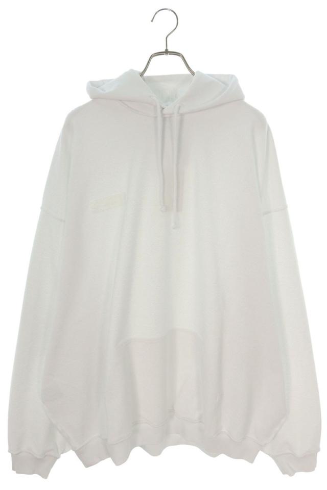 ヴェトモン サイズ:M  24AW  UA65HD107W インサイドアウトレーベルパーカー 新古品 SB01