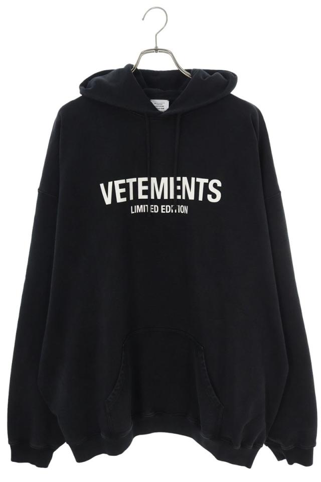 ヴェトモン パーカー 24AW UA65HD250L サイズ:M リミテッドエディションロゴパーカー 新古品 BS55