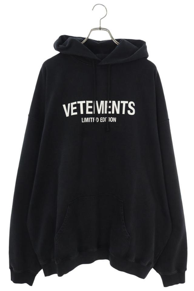 ヴェトモン 24AW UA65HD250L サイズ:L リミテッドエディションロゴパーカー 新古品 BS55