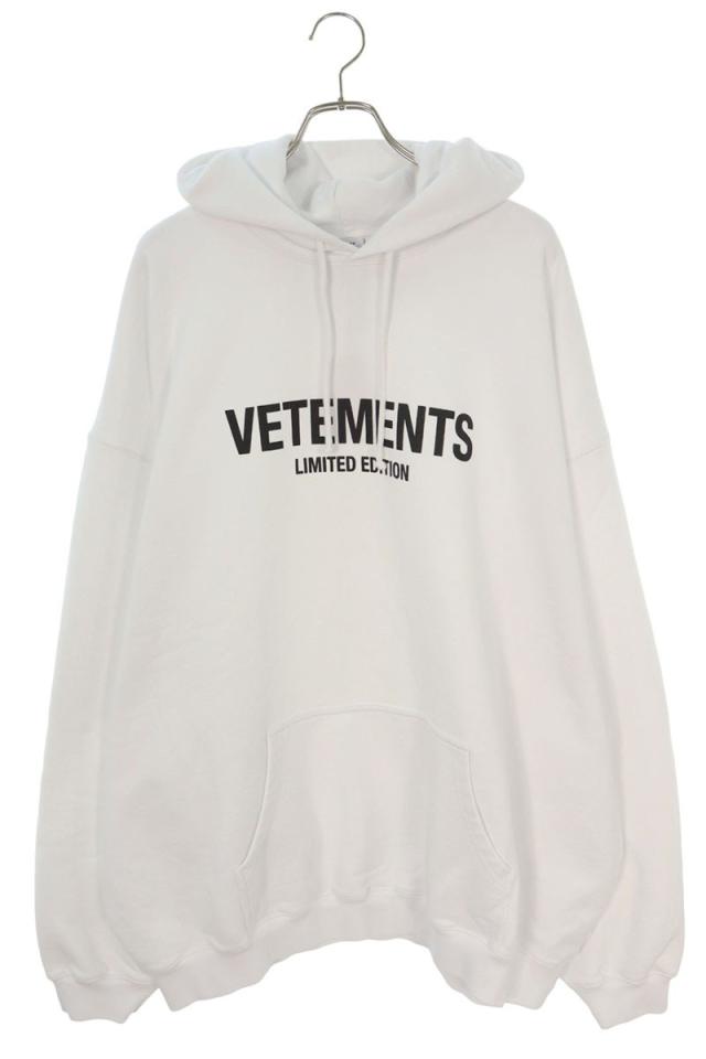 ヴェトモン パーカー 24AW UA65HD250W サイズ:L リミテッドエディションロゴパーカー 新古品 BS55