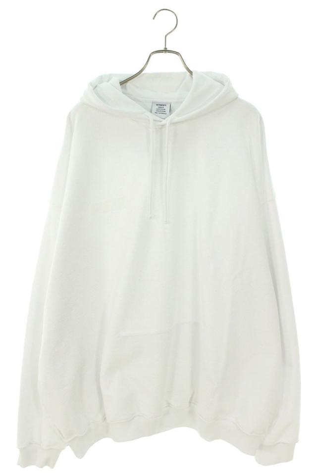 ヴェトモン サイズ:XL  24AW  UA65HD107W インサイドアウトレーベルパーカー 新古品 OM10