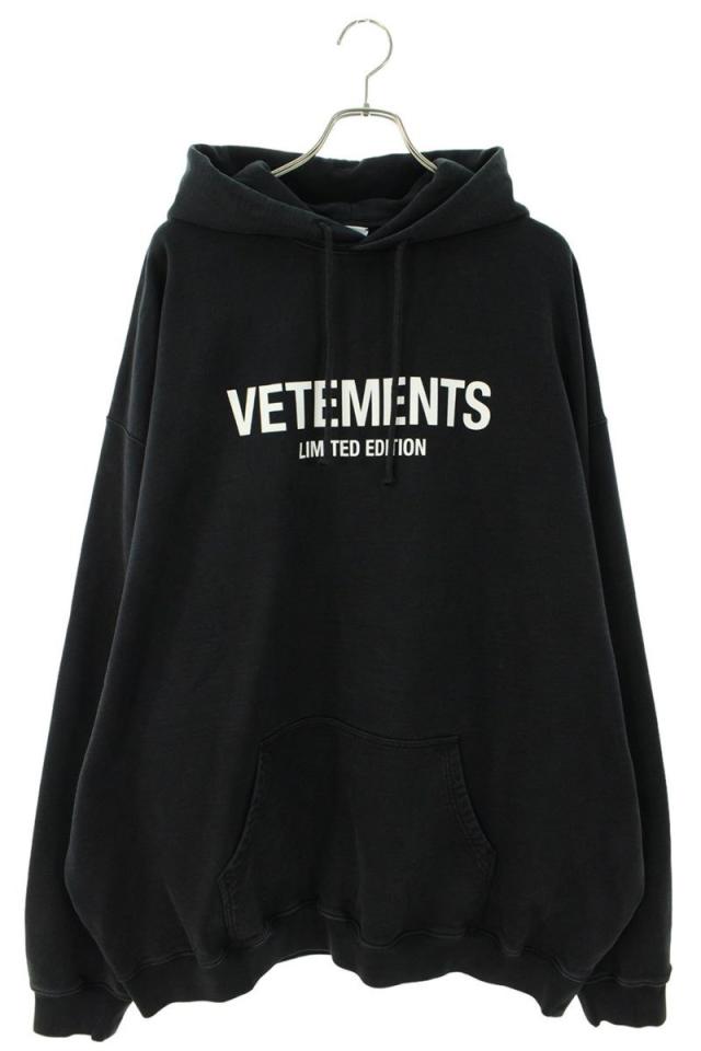 ヴェトモン サイズ:M  24AW  UA65HD250L リミテッドエディションロゴパーカー 新古品 OM10