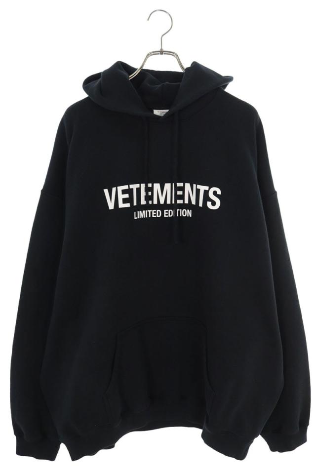 ヴェトモン 24AW UA65HD250B サイズ:M リミテッドエディションロゴパーカー 新古品 BS55