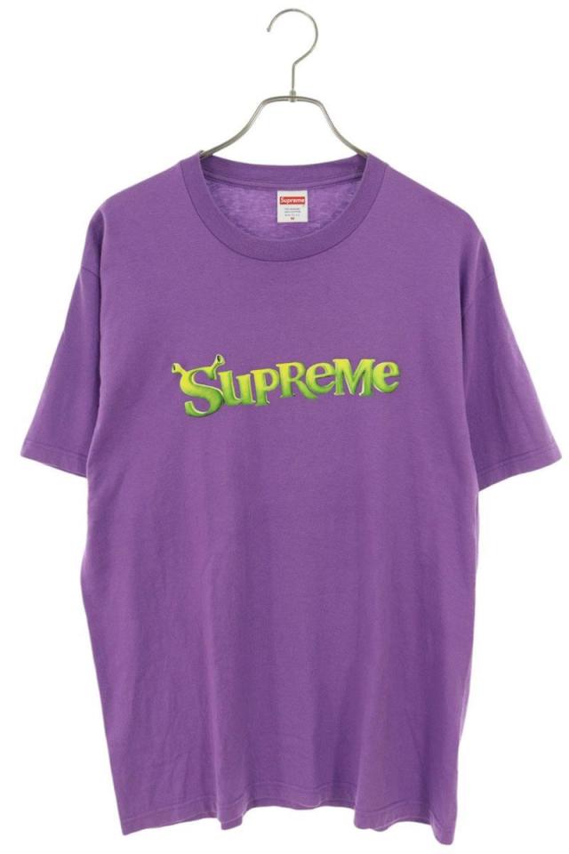 シュプリーム サイズ:M 21AW Shrek Tee シュレックロゴTシャツ 中古 BS55