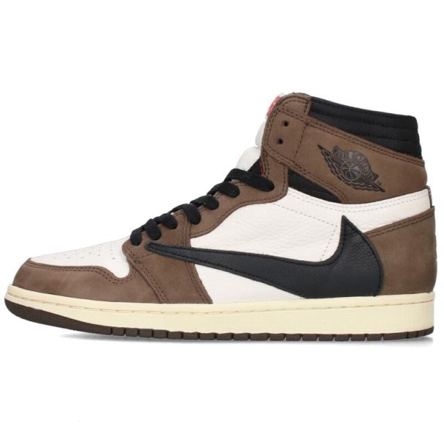 ナイキ  トラヴィススコット サイズ:26cm  AIR JORDAN 1 HIGH OG TS TRAVIS SCOTT CD4487-100 エアジョーダン1ハイオージースニーカー 中古 SB01