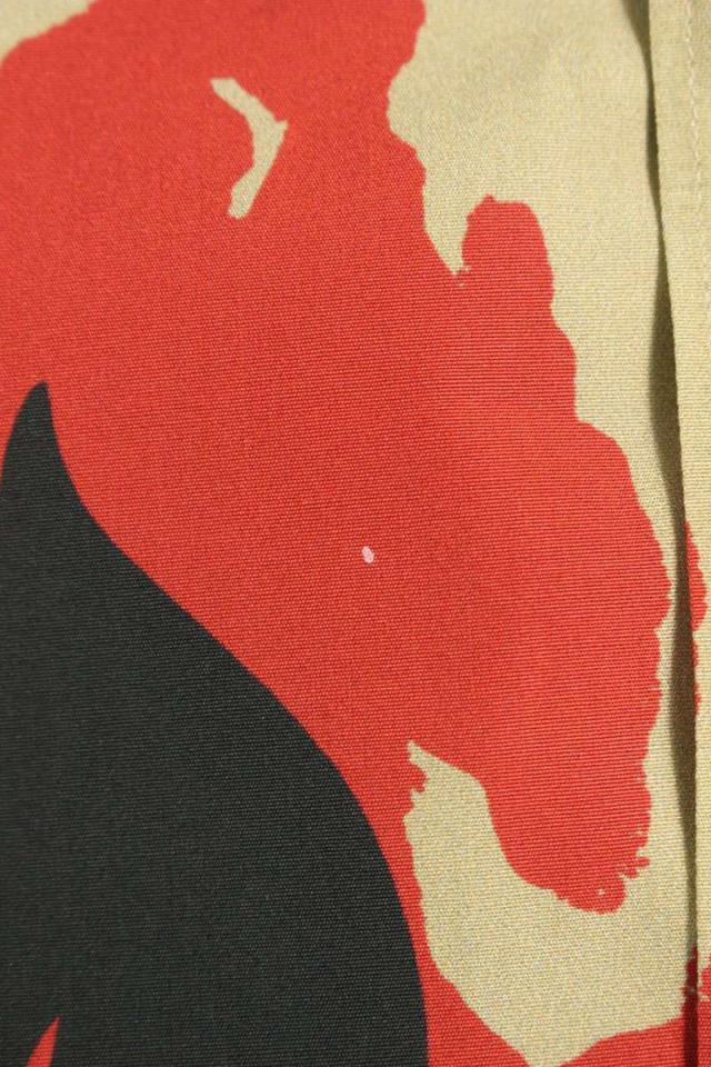 プラダ サイズ:S 24SS UCS414 S221 14QI ハイビスカス総柄半袖シャツ