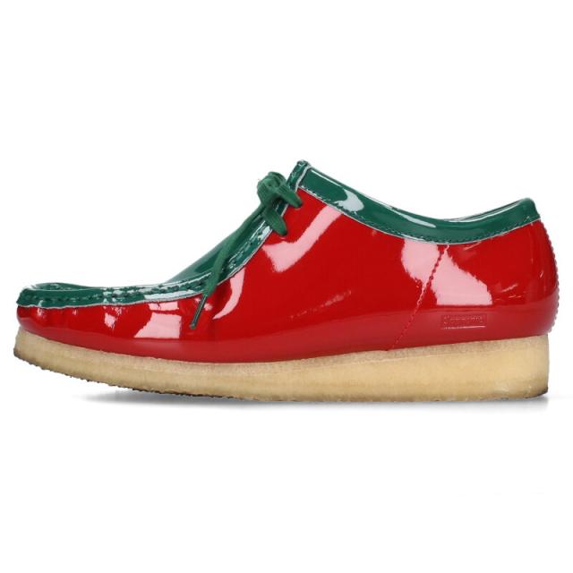 シュプリーム  クラークス サイズ:42  Patent Leather Wallabee パテントワラビーシューズ 中古 HJ12