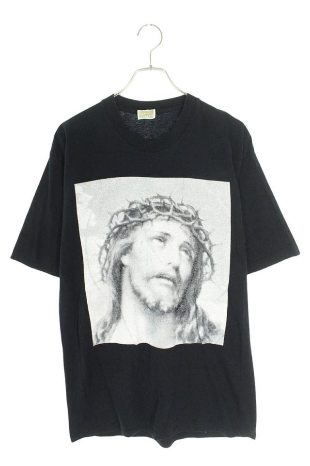 ヴィンテージ サイズ:L  ARCHAIC SMILE アルカイックスマイル JESUSプリントTシャツ 中古 SB01