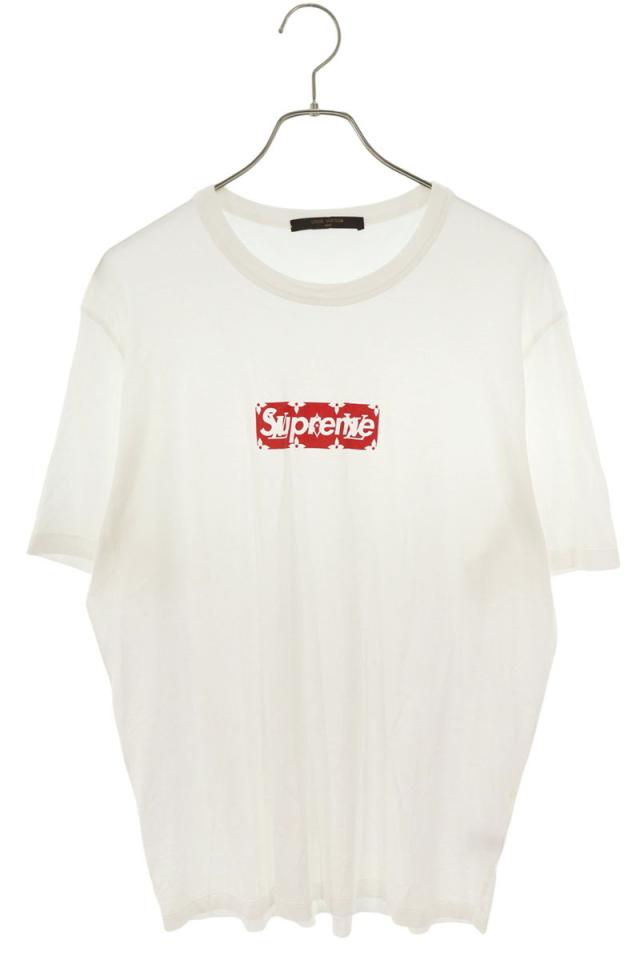 シュプリーム ルイヴィトン  シュプリーム ルイヴィトン サイズ:XL  17AW  LV Box Logo Tee モノグラムボックスロゴTシャツ 中古 SB01