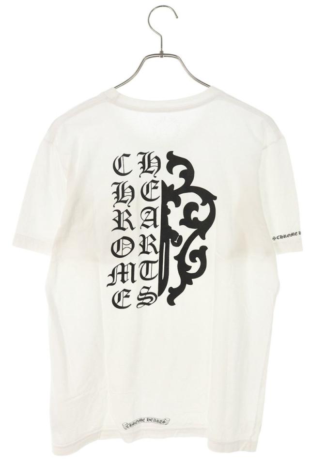 クロムハーツ サイズ:M  CH T-SHRT 1 スプリットヴァインダガープリントTシャツ 中古 OS06 クロムハーツ サイズ:M CH T-SHRT 1 スプリットヴァインダガープリント