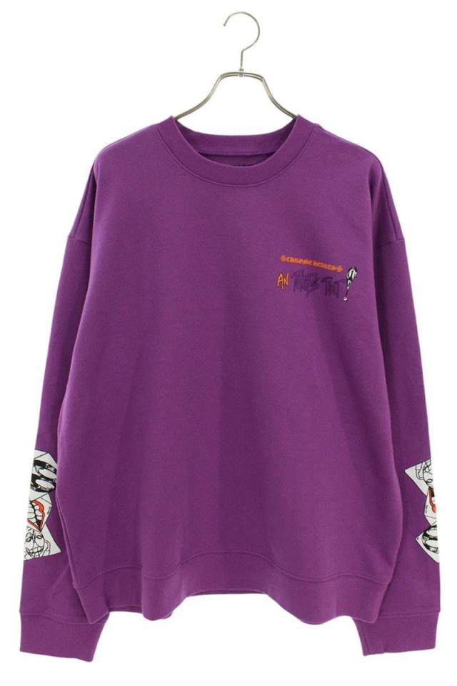 クロムハーツ サイズ:XL  PPO I WANT MORE NOT LESS SWTSHRT MATTY BOYバックプリントスウェット 中古 SJ02