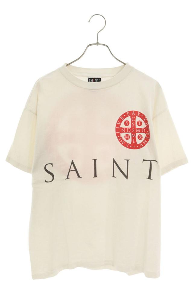 セントマイケル サイズ:L  SM-S23-0000-017 RDサークルプリントTシャツ 中古 SB01