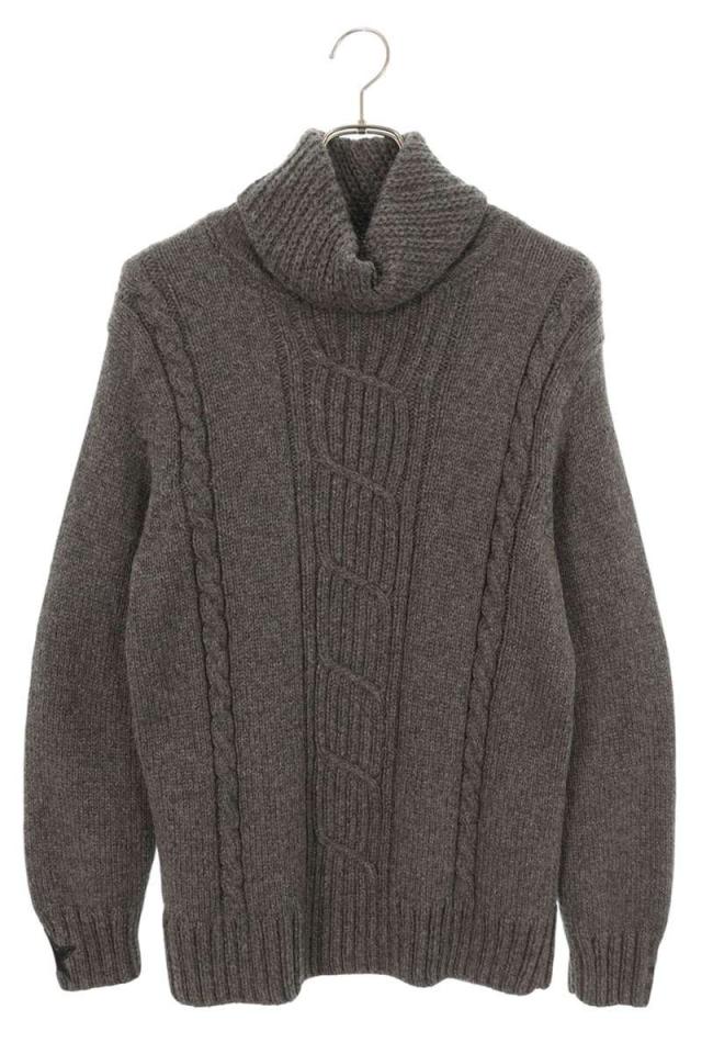 クロムハーツ サイズ:M スターパッチカシミヤタートルネックニット 中古 GZ11