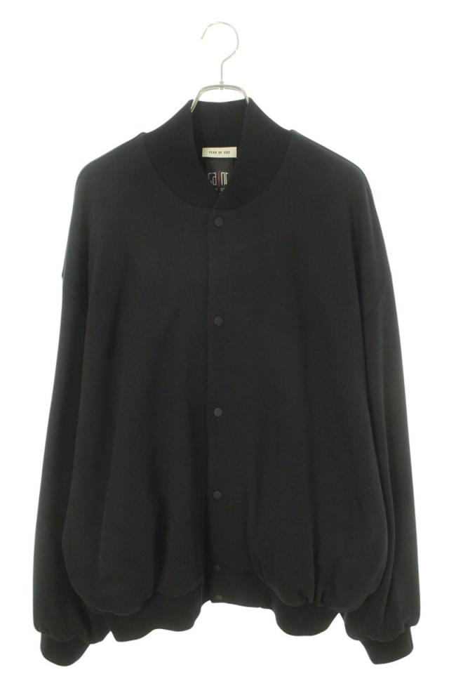 セントマイケル  フィアオブゴッド サイズ:2  Saint of God Varsity Jacket バックロゴプリントオーバーサイズブルゾン 中古 SS13