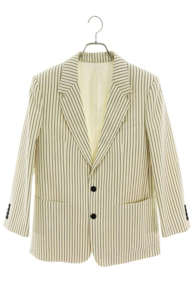 セリーヌ ジャケット 2V780881C サイズ:40 ストライプ2Bテーラードジャケット 中古 BS55