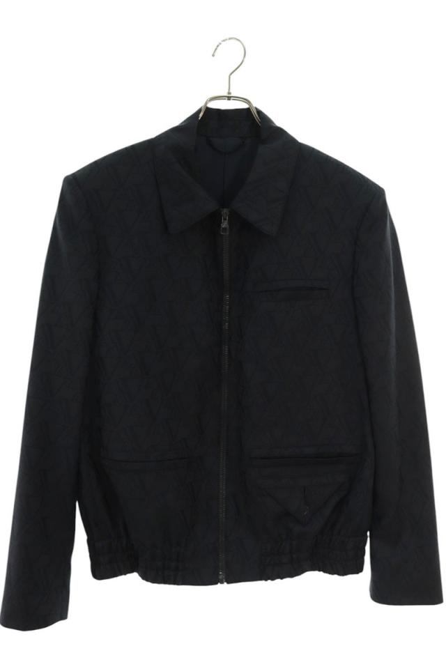 ルイヴィトン サイズ:48  24AW  RM242MF DLI HRFB1E ロゴ総柄テーラードウールブルゾン 中古 SS13