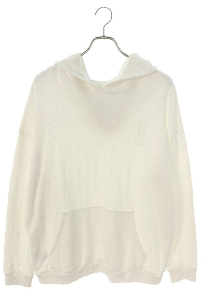 クロムハーツ サイズ:S Y NOT CHプラスジャガード総柄プルオーバーパーカー 中古 SJ02